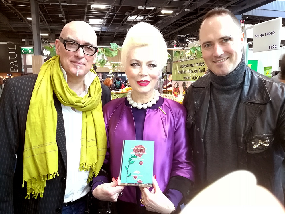 Avec Philippe Bouret et Rodica Paléologue au Salon du livre de Paris le 16 mars 2019.